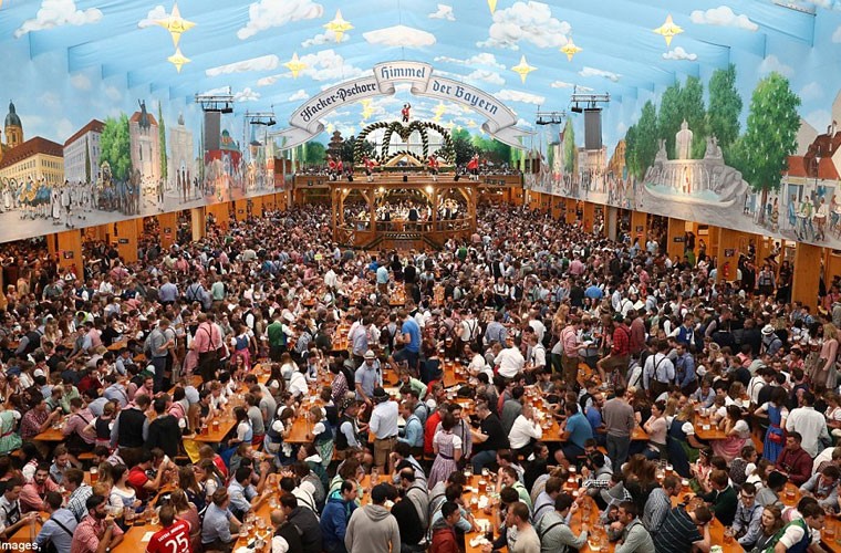 Ngày hôm nay (17/9),  lễ hội bia Oktoberfest đã tưng bừng được tổ chức với nhiều hoạt động sôi nổi.